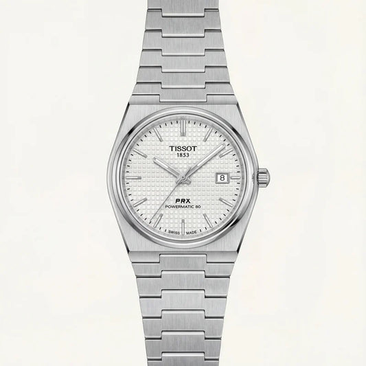 Tissot Centrix Silver Waffle Dial Watch