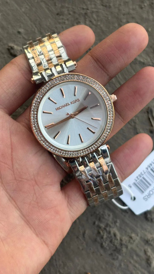 Michael Kors Mk3192 Analog White Dial Women's Watch