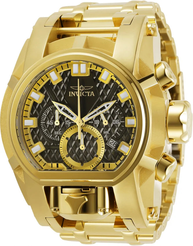 Invicta Classic Black Gold Mens Watch