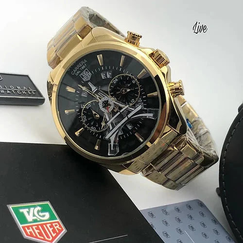 Tag He uer Grand Carrera Metal Strap Men's Watch