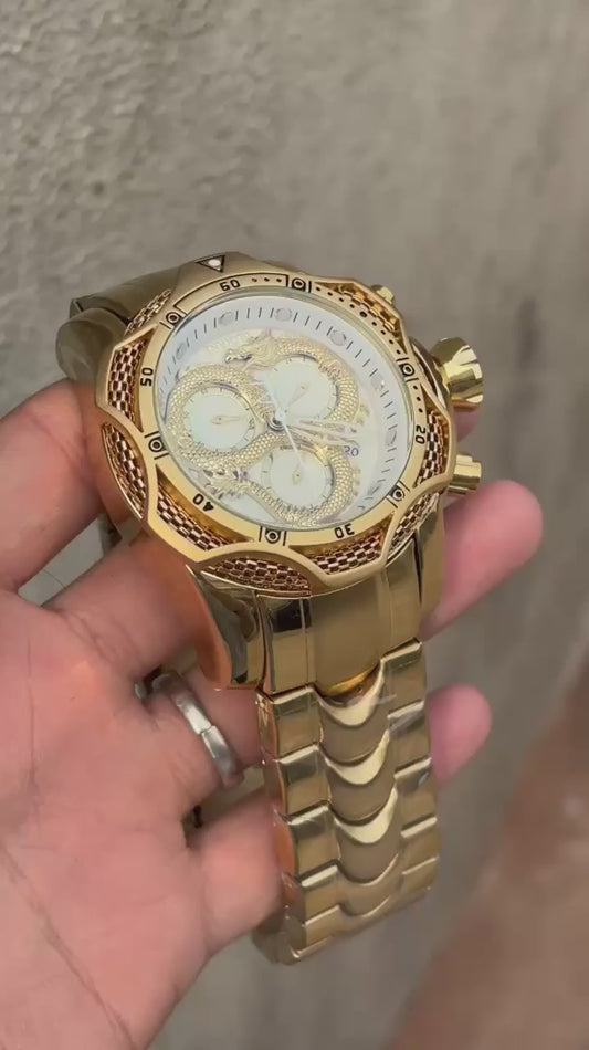 Invicta White Dial Watch For Men's